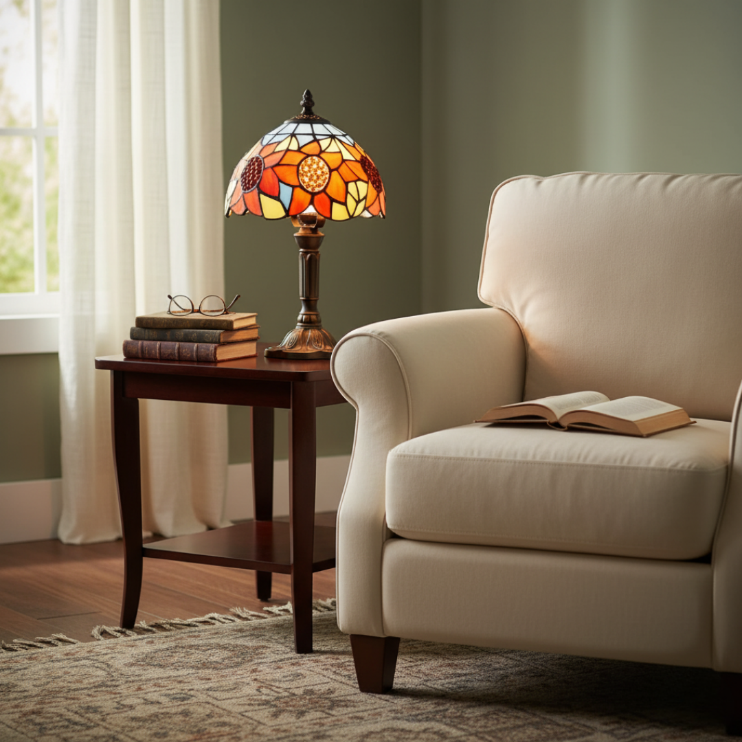 Κλασική επιτραπέζια λάμπα εμπνευσμένη από το μπαρόκ