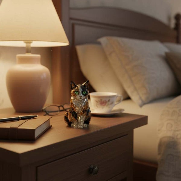 Χριστουγεννιάτικο δώρο – ημερολόγιο χριστουγεννιάτικων γατών από κρύσταλλο 2025