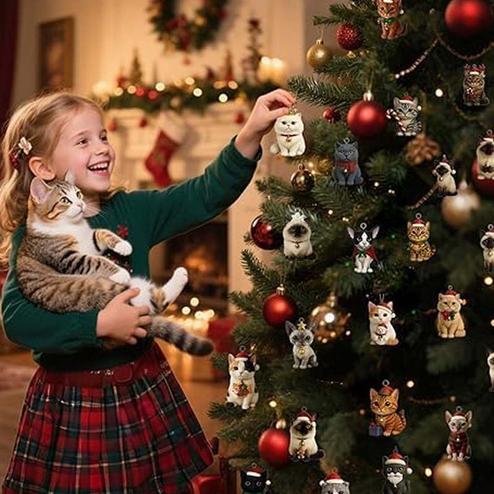 Χριστουγεννιάτικο ημερολόγιο 2025 με 24 χαριτωμένες γάτες